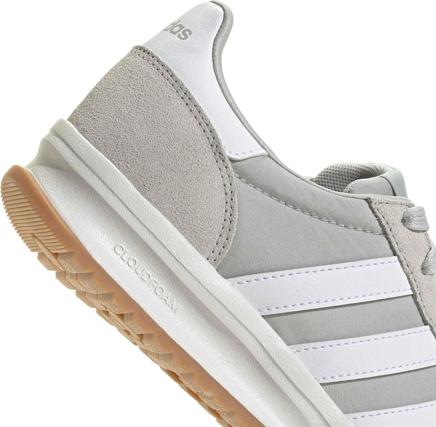 Adidas Womens Run 70s 2.0 Sportswear, Grey/White/Grey, 8