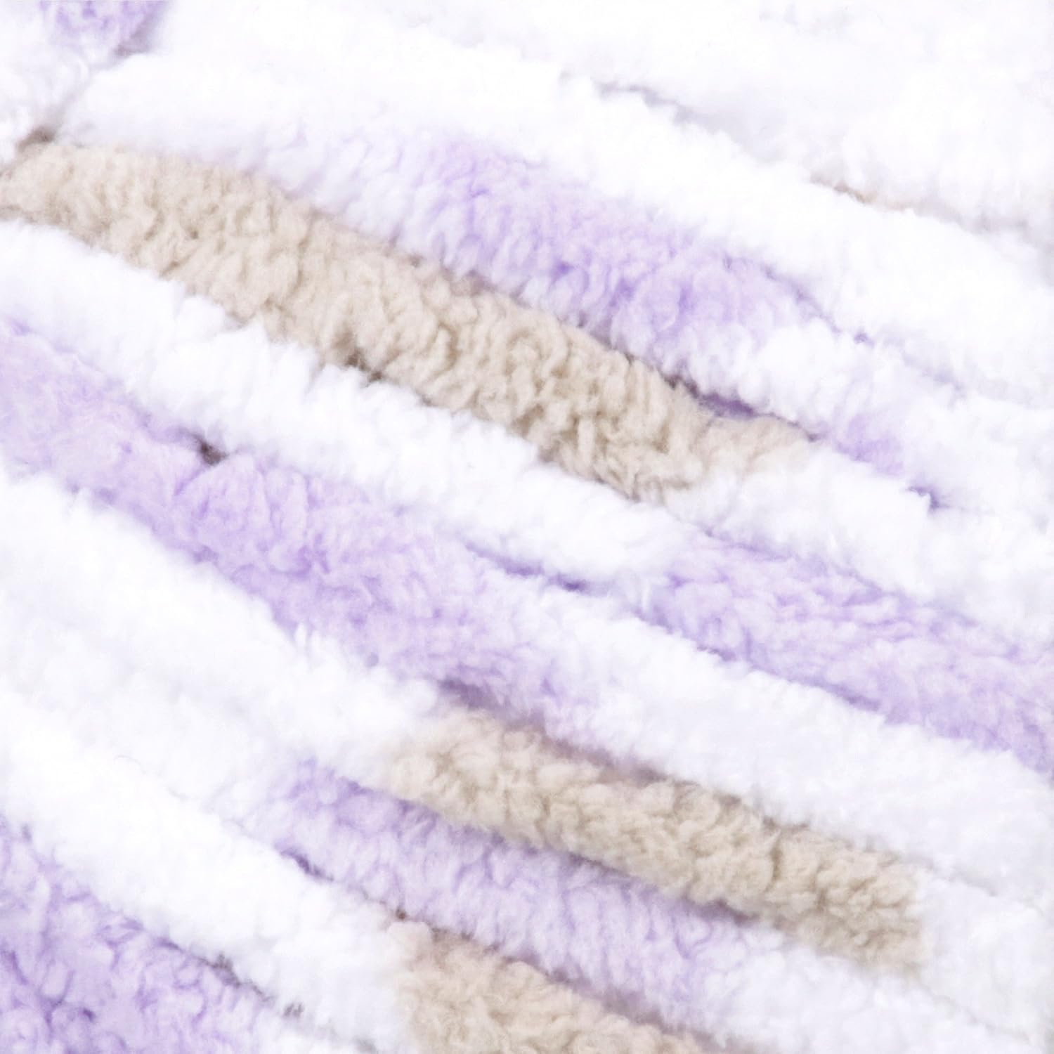 Bernat Baby Blanket 300g Yarn - Little Lilac Dove, Little Lilac Dove Print - Image 3