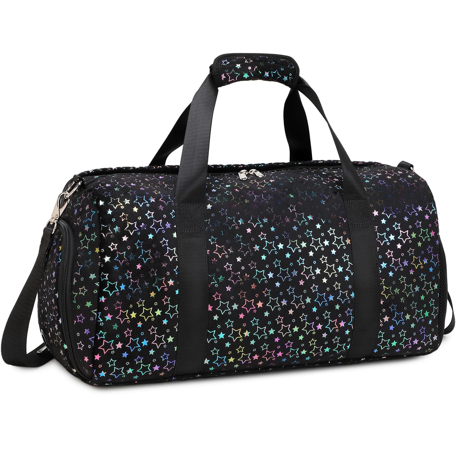 Plush Sports Bag for Girls Travel Bags Kid Girls Travel Duffles Girl 25L Duffles Gymnastics Training Bag Girls Sports Gym Bags — image 1