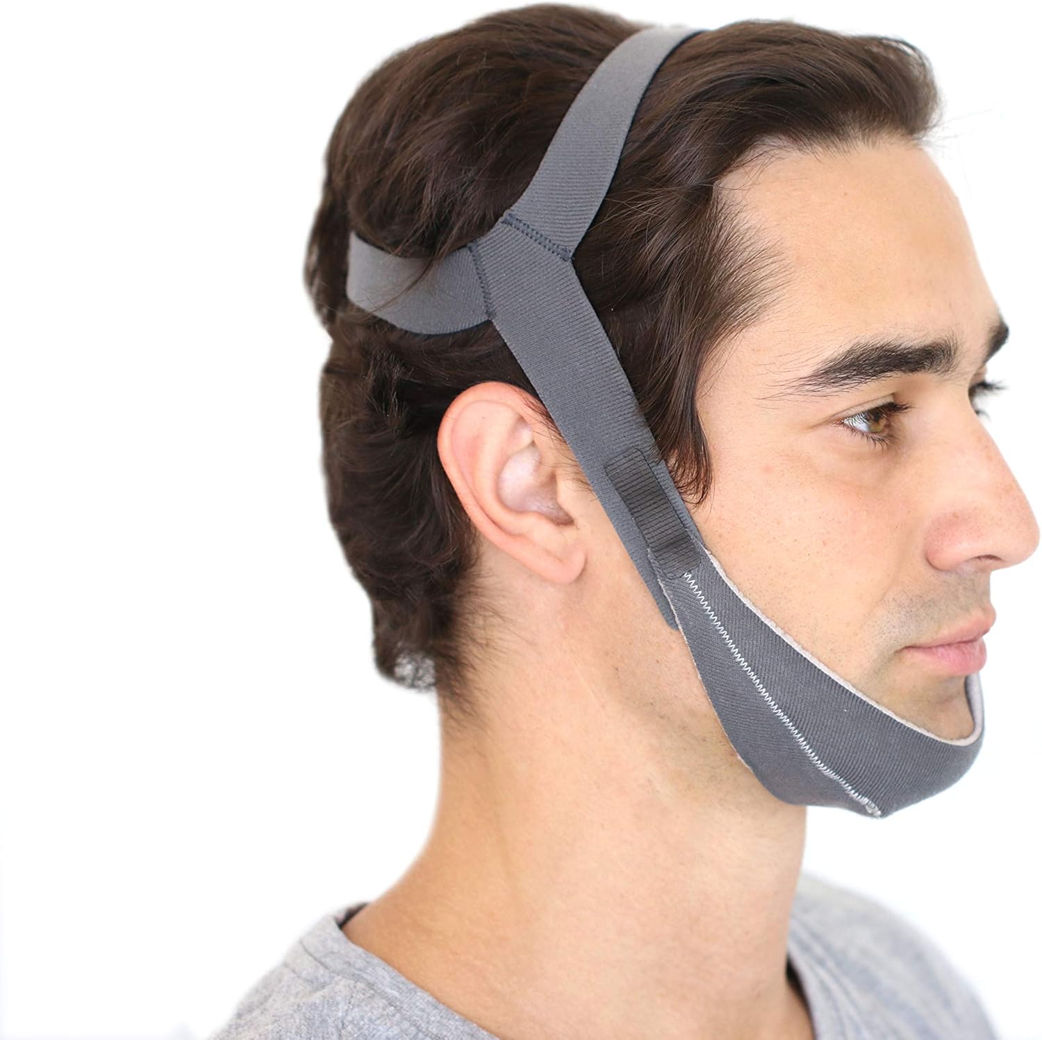 Best in Rest Premium Chin Strap, Adjustable Effective Anti Snoring Sleep Aid Solution, Reduce