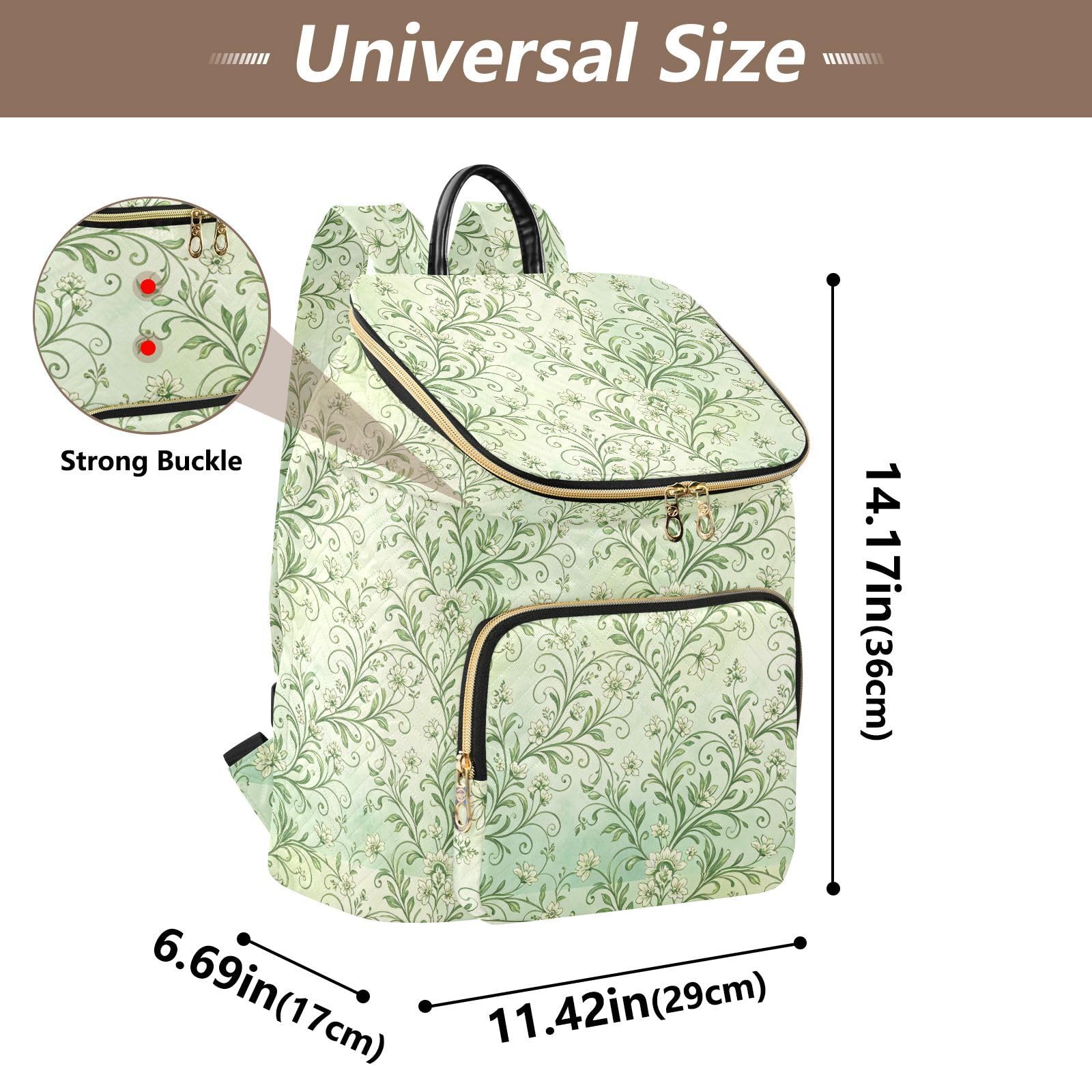 Zaino alla moda da 15L per le donne robusto resistente all'usura