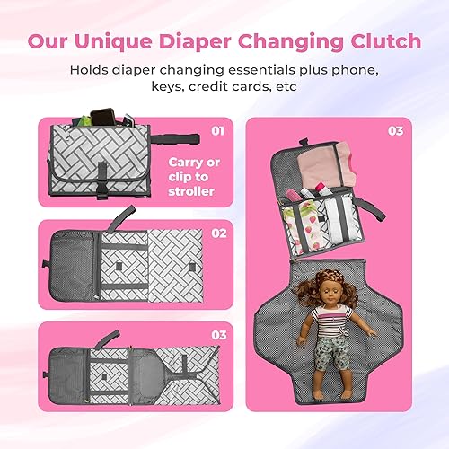 Miniatura 5 de Bundle of Joy - Juego de regalo de lujo para bebé, juego de canastilla para bebé con nuevos artículos esenciales para bebés, cesta de regalo para