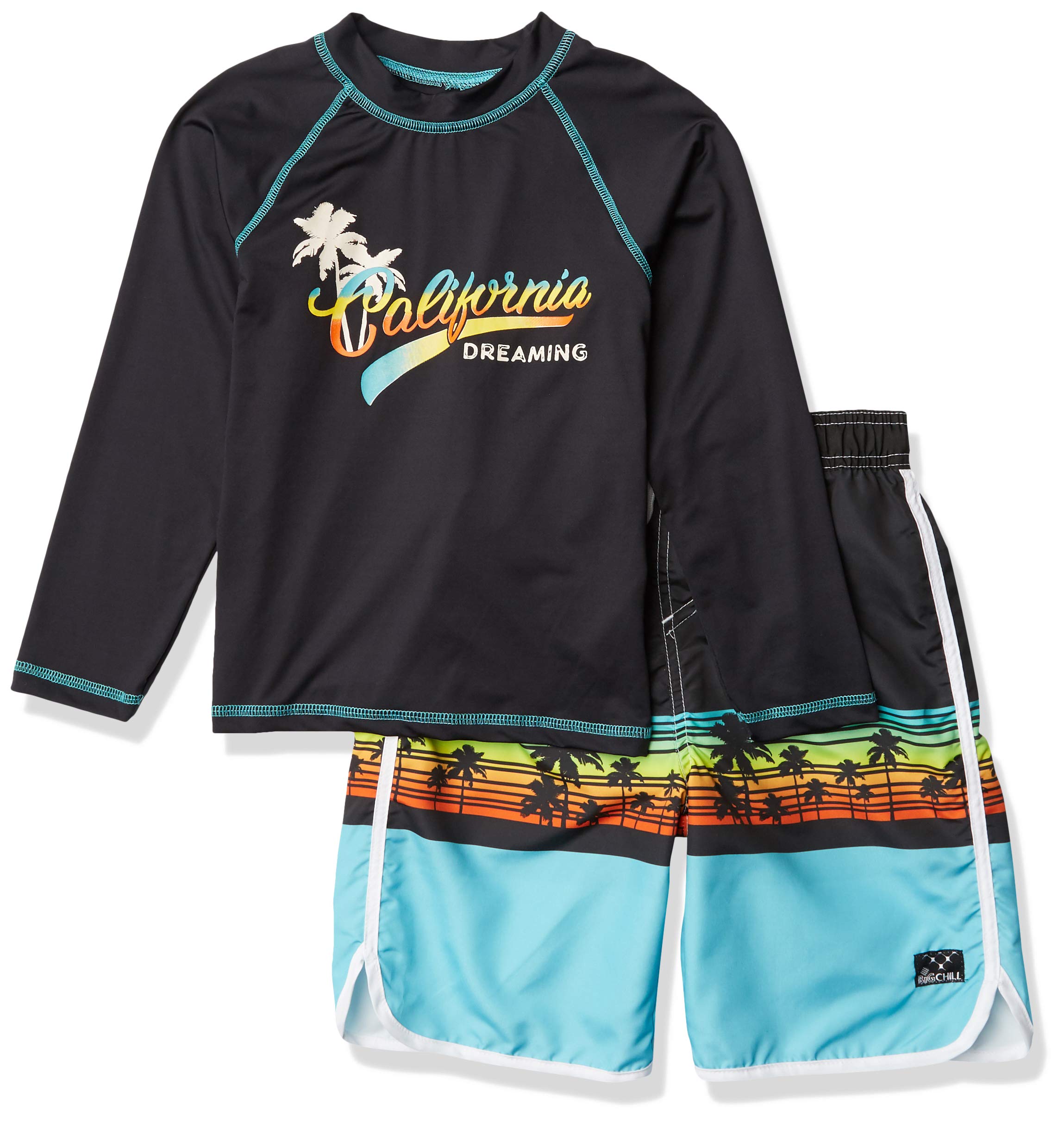 Big ChillBoys' Little Printed Two Piece Rashguard Sets
