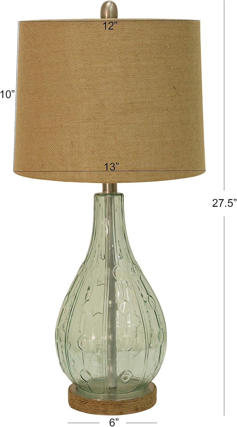Buу 1 gеt 1 Décor Therapy TL17215 Table lamp, 13 x 13 x 27.5 inches, Blue
