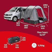 Kampa Trip Air szürke-fekete sátor 3