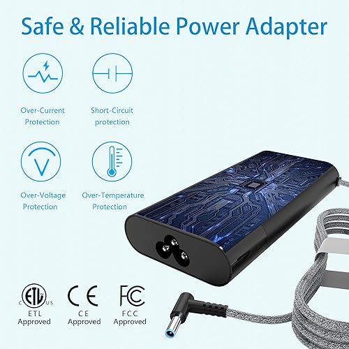 Miniatura 4 de Adaptador de CA de 200 W, cargador para laptop HP Omen Pavilion Gaming 15 16 17 15t 17t, ZBook 15 15u Fury Studio Power G3 G4 G5 G6 G7 G8 estación