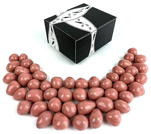 Fresas cubiertas de chocolate Marich, bolsa de 2 libras en una caja BlackTie