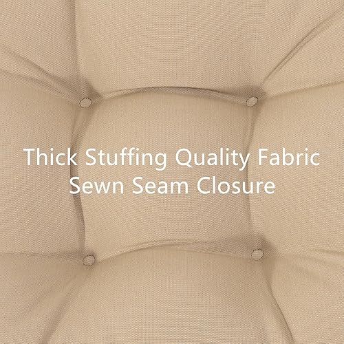 Miniatura 6 de QILLOWAY Cojín de banco para interiores y exteriores, 51 pulgadas (verde mallardobosque verde)