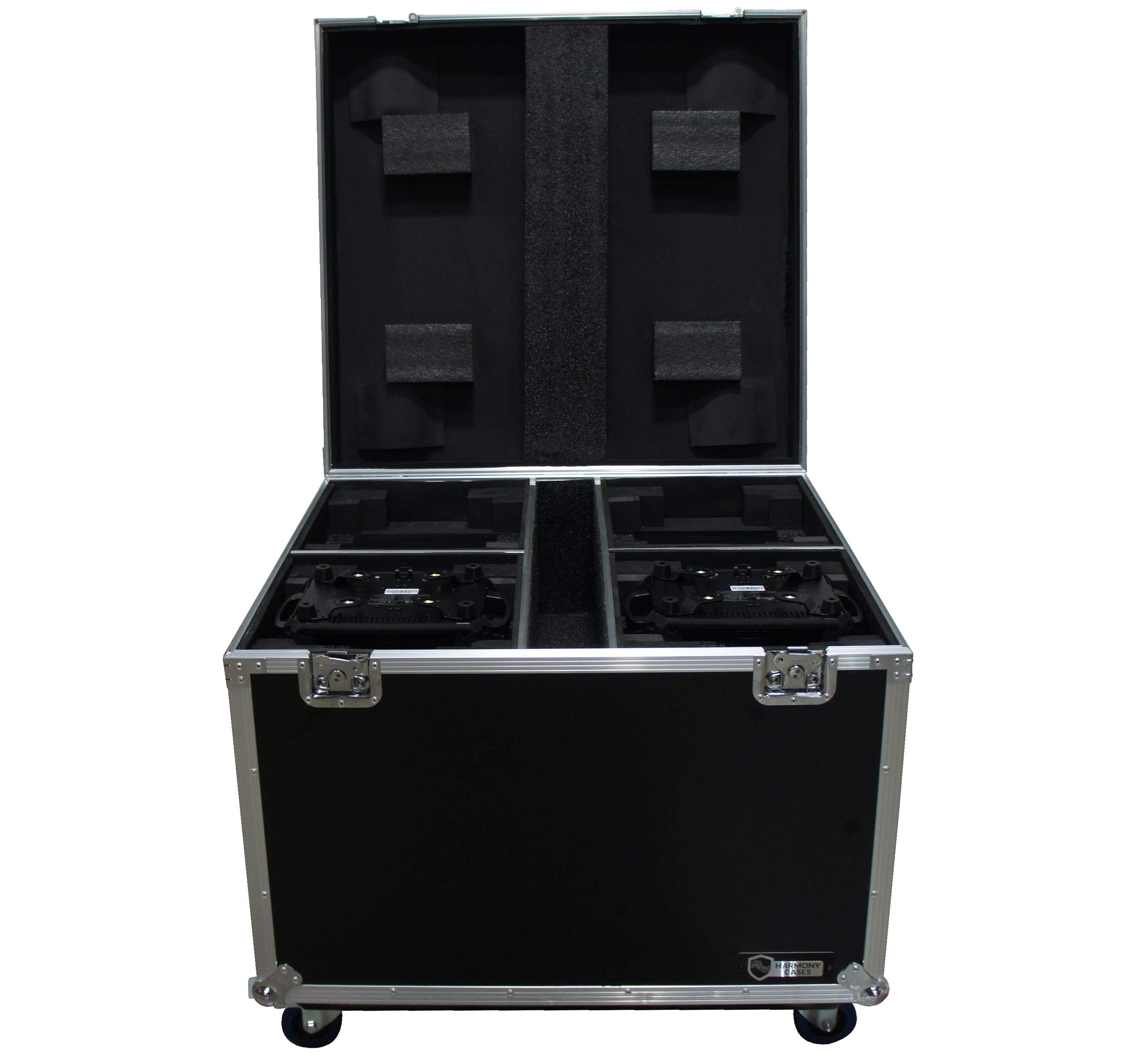 Harmony Audio Cases HC2CH140SR Flight Case Compatible with Chauvet Intimidator Hybrid 140SR x 4