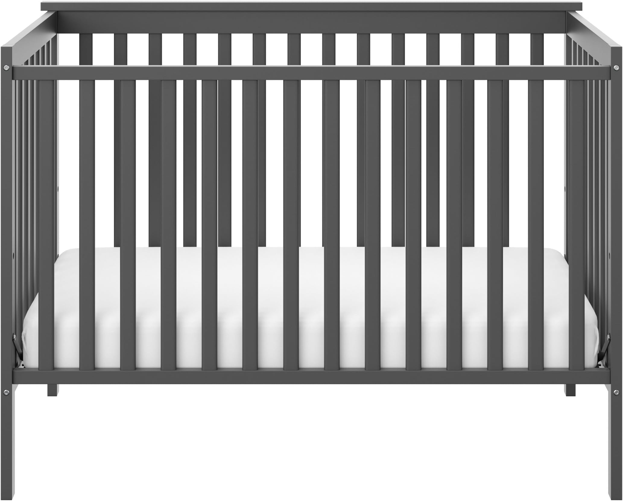 Storkcraft Sheffield Fixed Side Convertible Crib, Gray