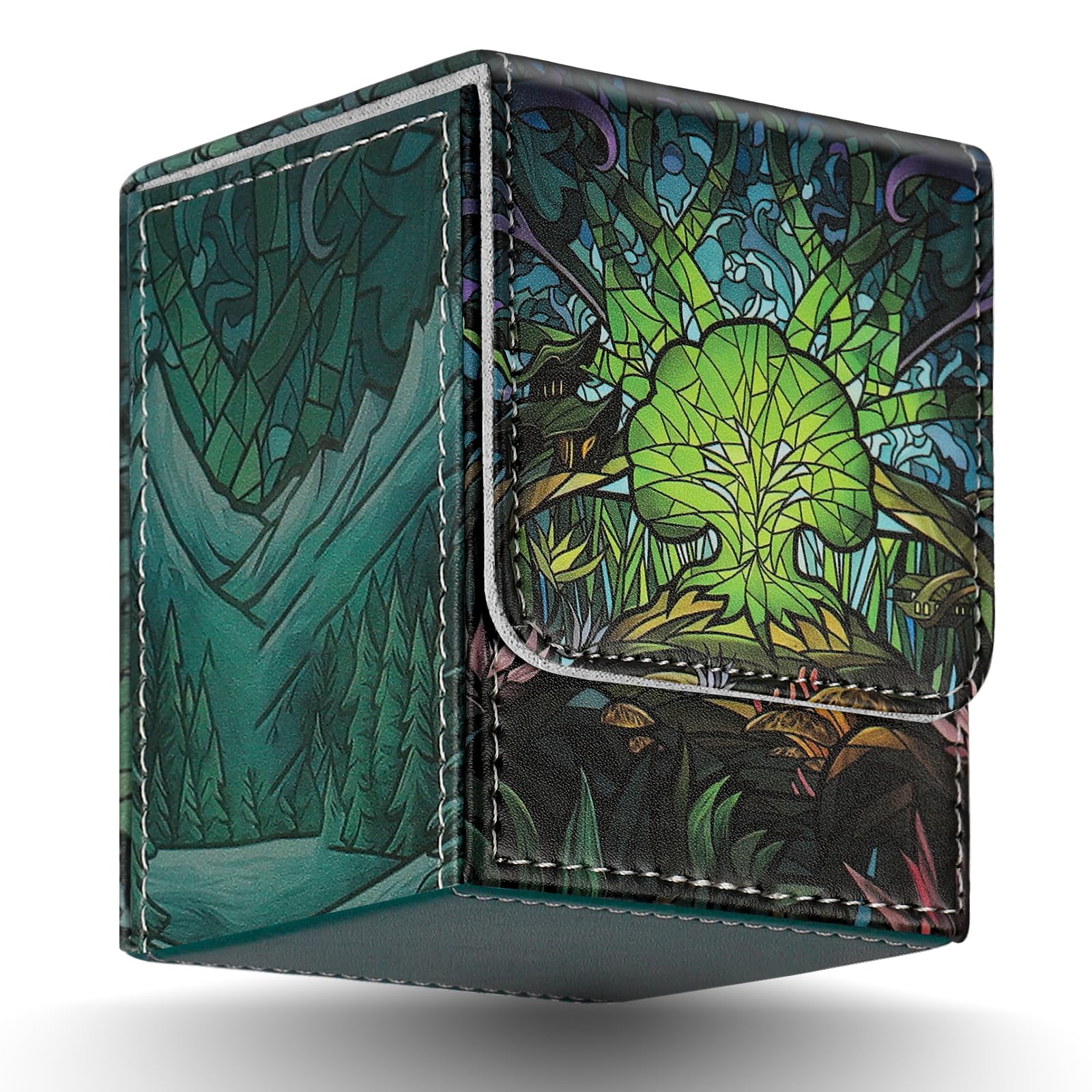 TCGUARD Boîte de rangement 5 en 1 pour cartes MTG, TCG - Pour plus de 100 cartes emballées individuellement