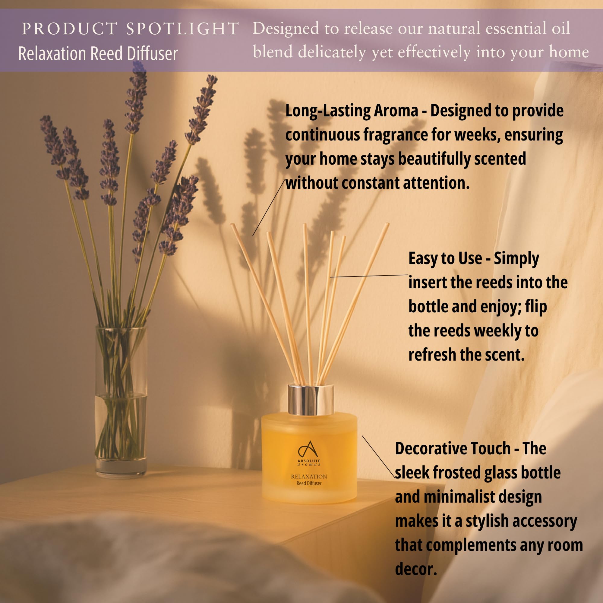 Absolute Aromas Sweet Dreams Coffret cadeau de sommeil – Vaporisateur d'ambiance Goodnight, boule roulante, sels de bain Epsom, diffuseur de parfum de relaxation et masque pour les yeux