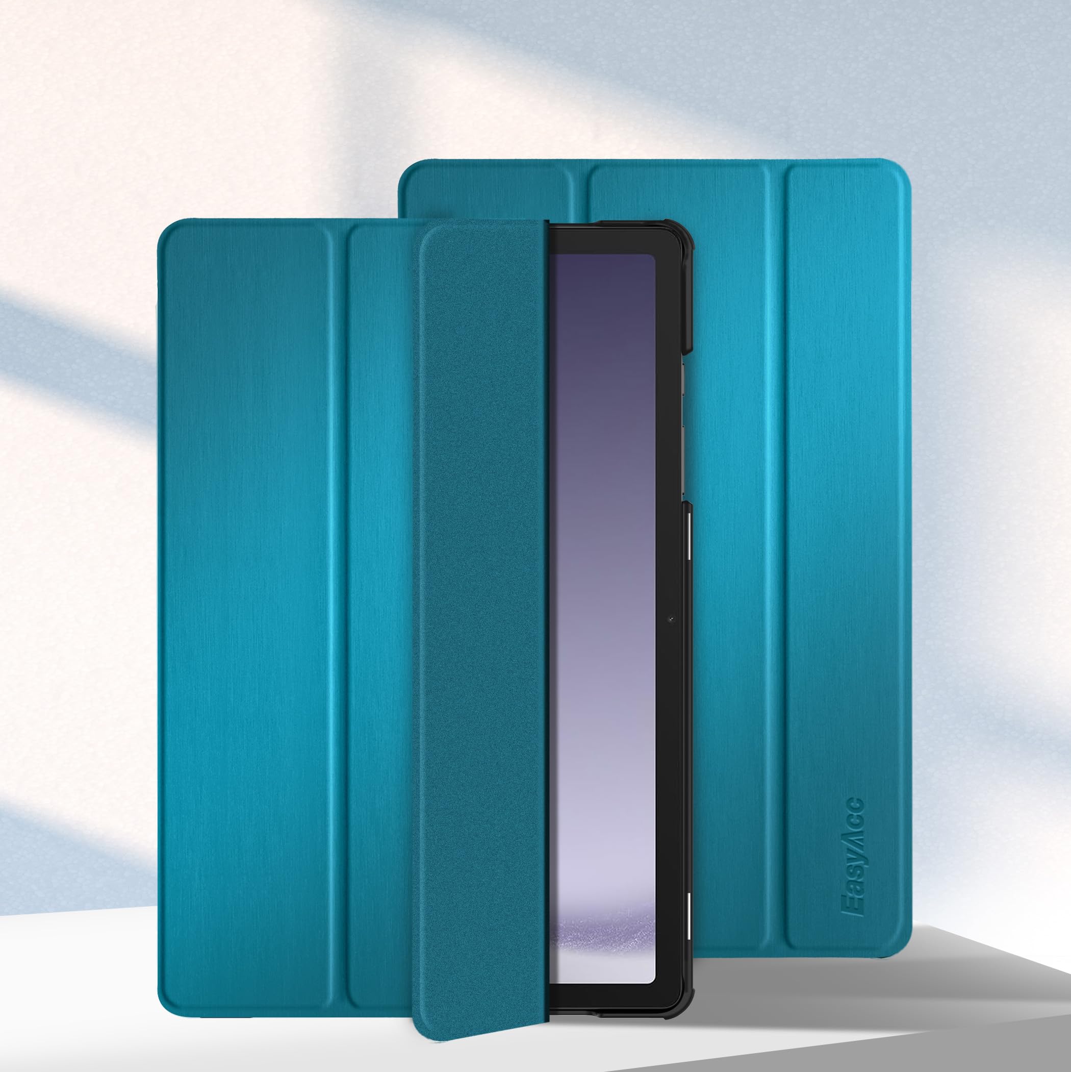 EasyAcc Custodia Cover Compatibile con Samsung Galaxy Tab A9+ / A9 Plus 11 Pollici 2023 SM-X210/ X215/ X216 Tablet, Blu Pavone