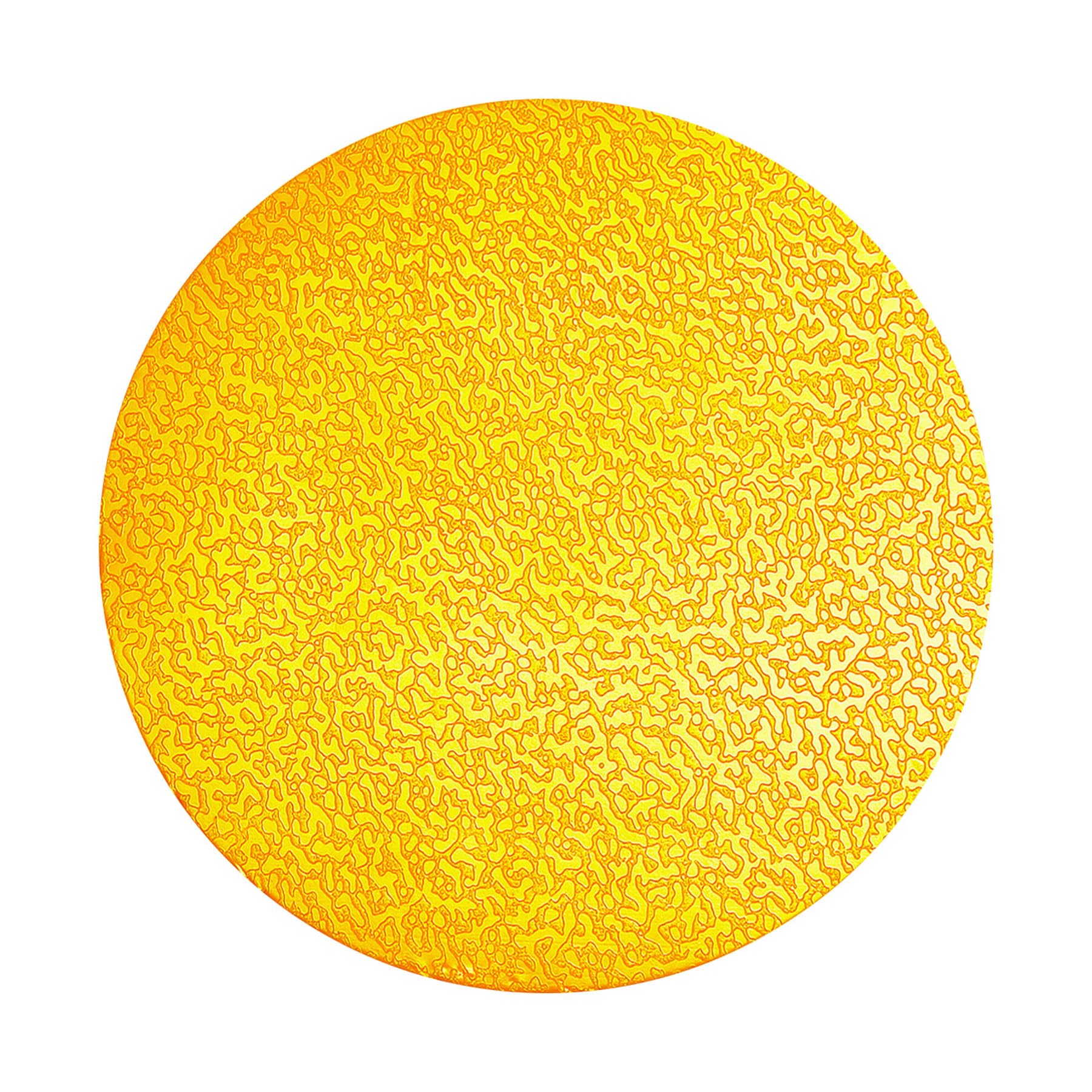 Durable 170404 Parking Space Marker in dot form, Self-Adhesive and Abrasion-Resistant, RAL 1003 Signal Yellow