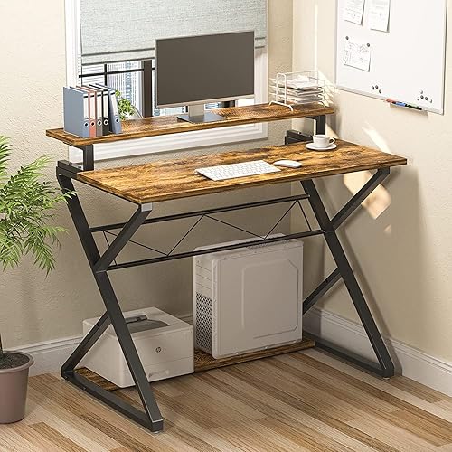 Miniatura 2 de NOBLEWELL Escritorio para juegos con soporte para monitor de 37.5 pulgadas NWOC1 silla de oficina