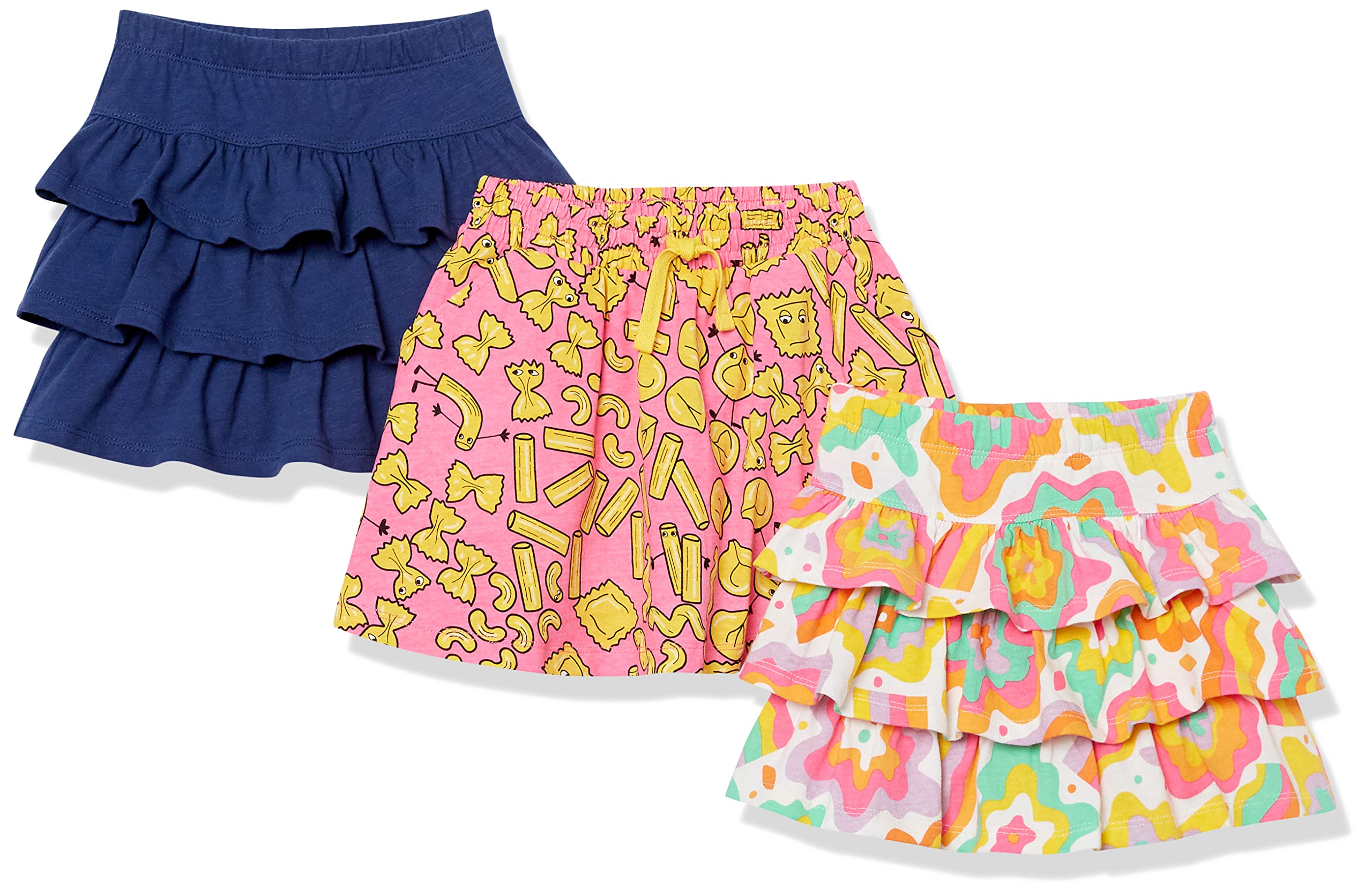 Girl's Knitted Ruffle Skort Skirts (Previously Spotted Zebra)
