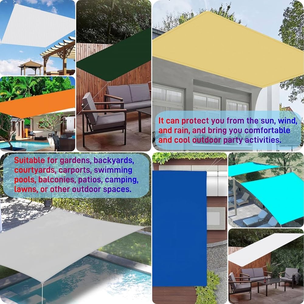 Amazon.co.jp: 日除けシェード 4 x 6 m 紫外線 98%カット ベランダ Amazon.co.jp: 日除けシェード 4 x 6 m 紫外線 98%カット ベランダ