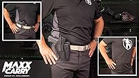 Vista 4 de Maxx Carry Compatible con/reemplazo para doble funda universal de nailon OWB Premium para cinturón de pistola y IWB CCW compatible con Glock 17, 20