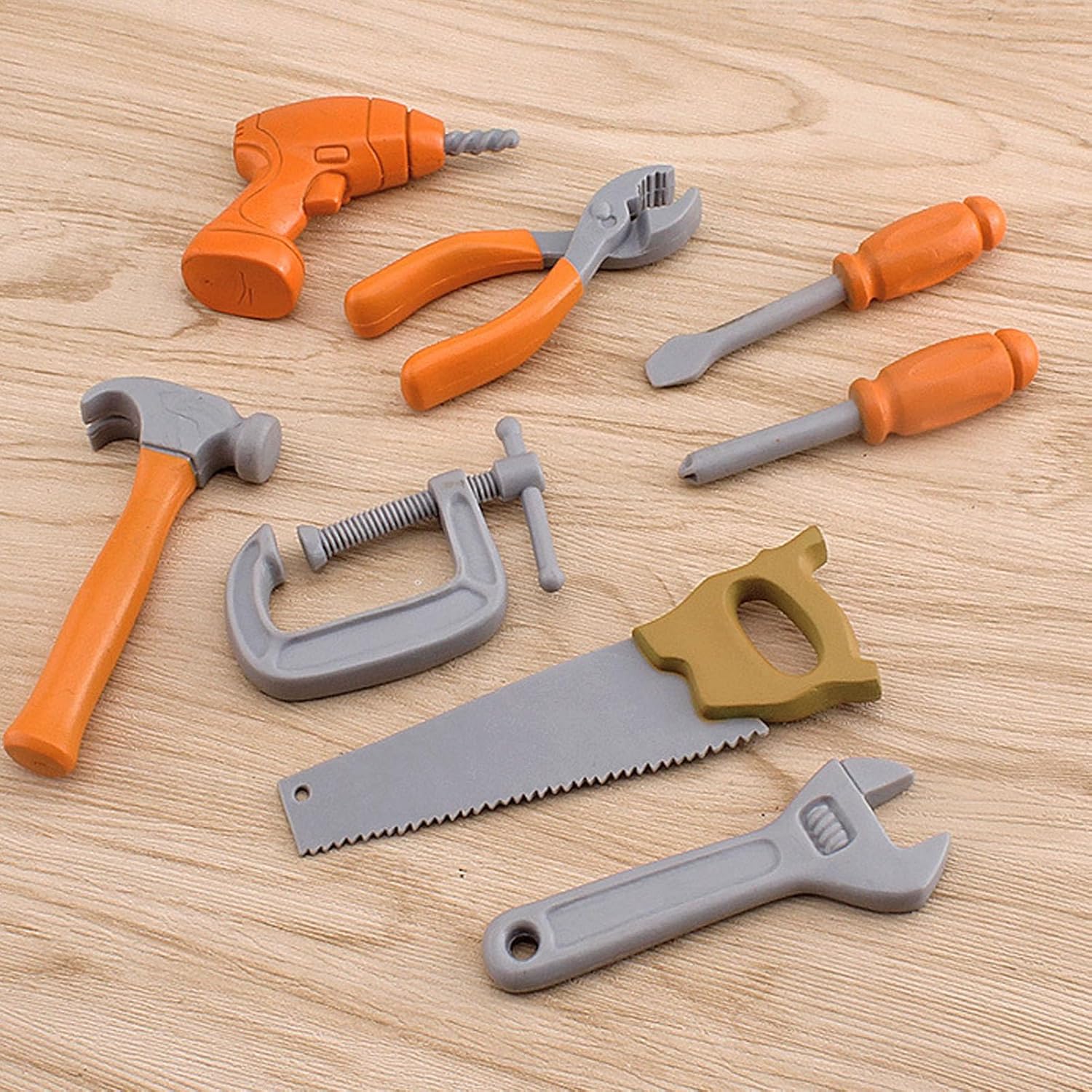 Hztyyier Repairing Tools Set for Children Simulated Drill Hammer Realistic and Fun Endless Fun for Toddlers Material: Plastic