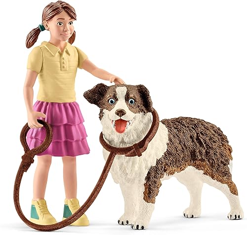 Miniatura 4 de Schleich Farm World - 5 juguetes de animales para perreras para niños con figura de perro y casa para perros, niños a partir de 3 años