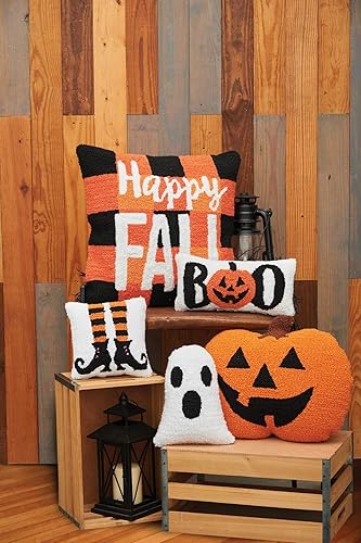 Miniatura 3 de C&F Home Almohada pequeña de 10 x 8 pulgadas con forma de fantasma de Halloween para otoño, linda y espeluznante para sofá, silla, decoración