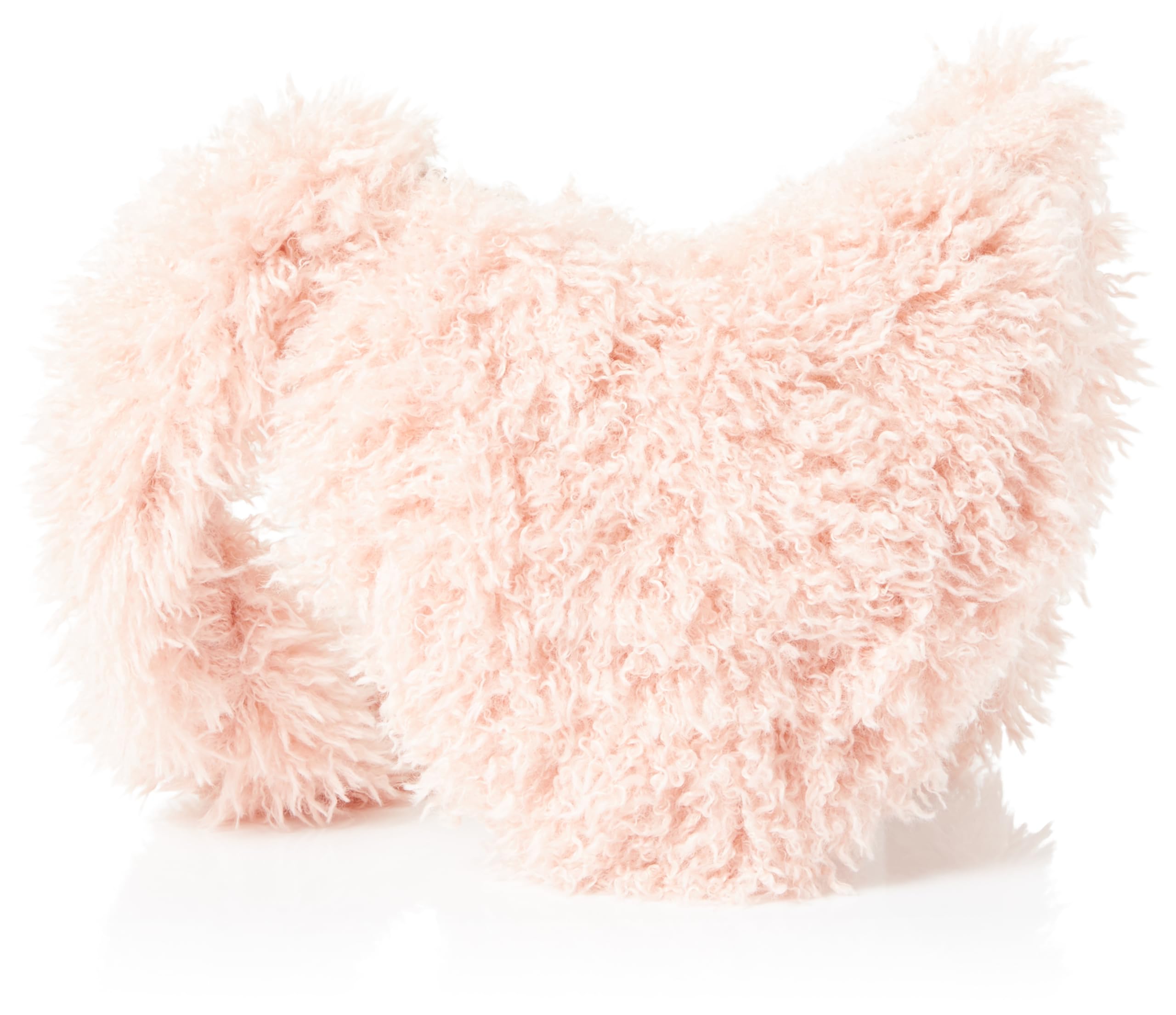 UCY Women's Shoulder Bag with Teddy Fur, pink, One Size