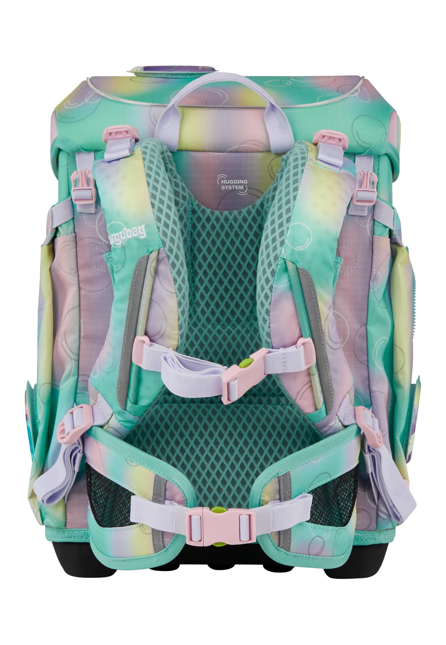ergobag cubo light Bundle Set AW25/26, ergonomischer Schulranzen, extra leicht, Set 6-teilig, 860 g ZauBärwelt - Mint