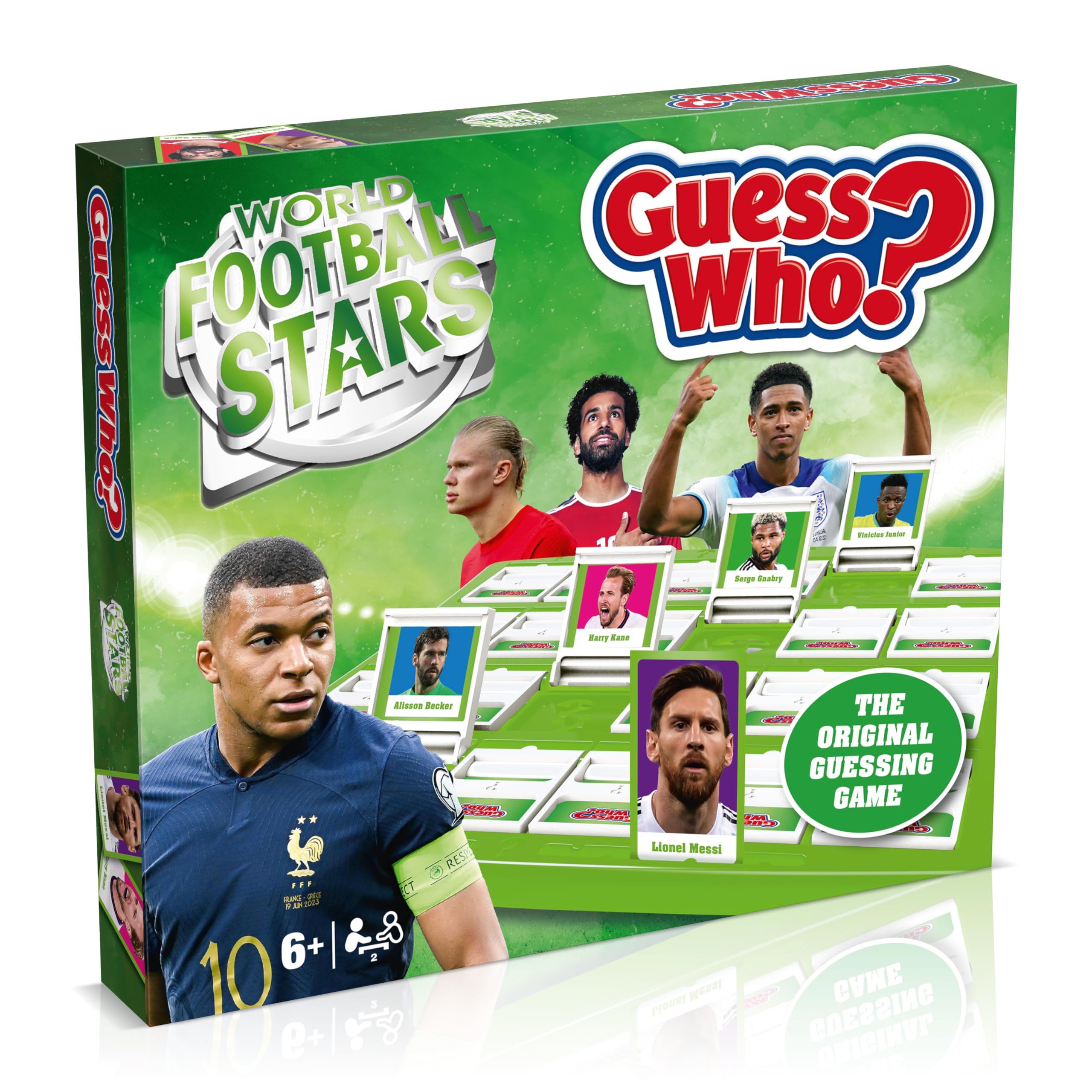 Winning Moves WM02282-EN1-6 World Football Stars Guess Who Board Game,White