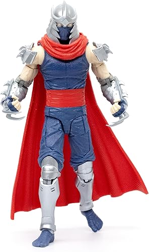 The Loyal Subjects Teenage Mutant Ninja Turtles BST AXN IDW Inspired Shredder Comic Villain Figura de acción de 6 pulgadas, multicolor