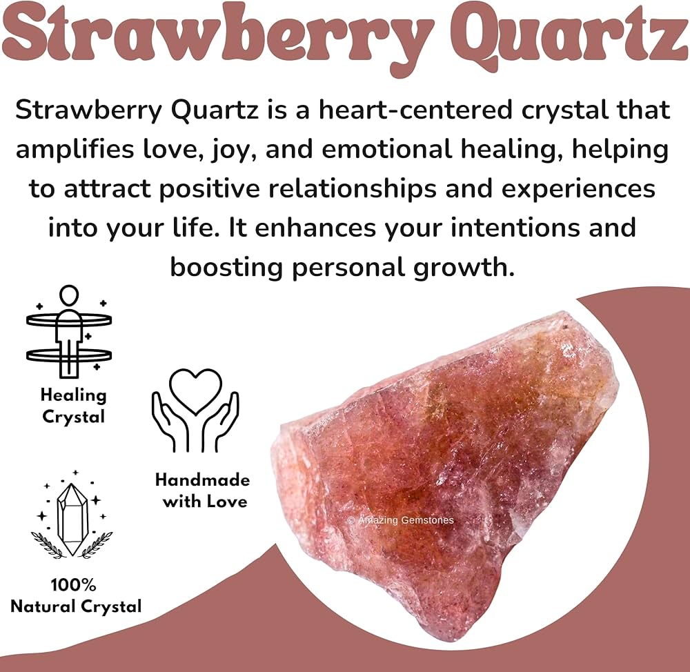 Erdbeerquarz-Armband