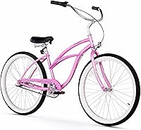 Vista 17 de Sixthreezero Urban Lady Beach Cruiser - Bicicleta híbrida de 3 velocidades para mujer