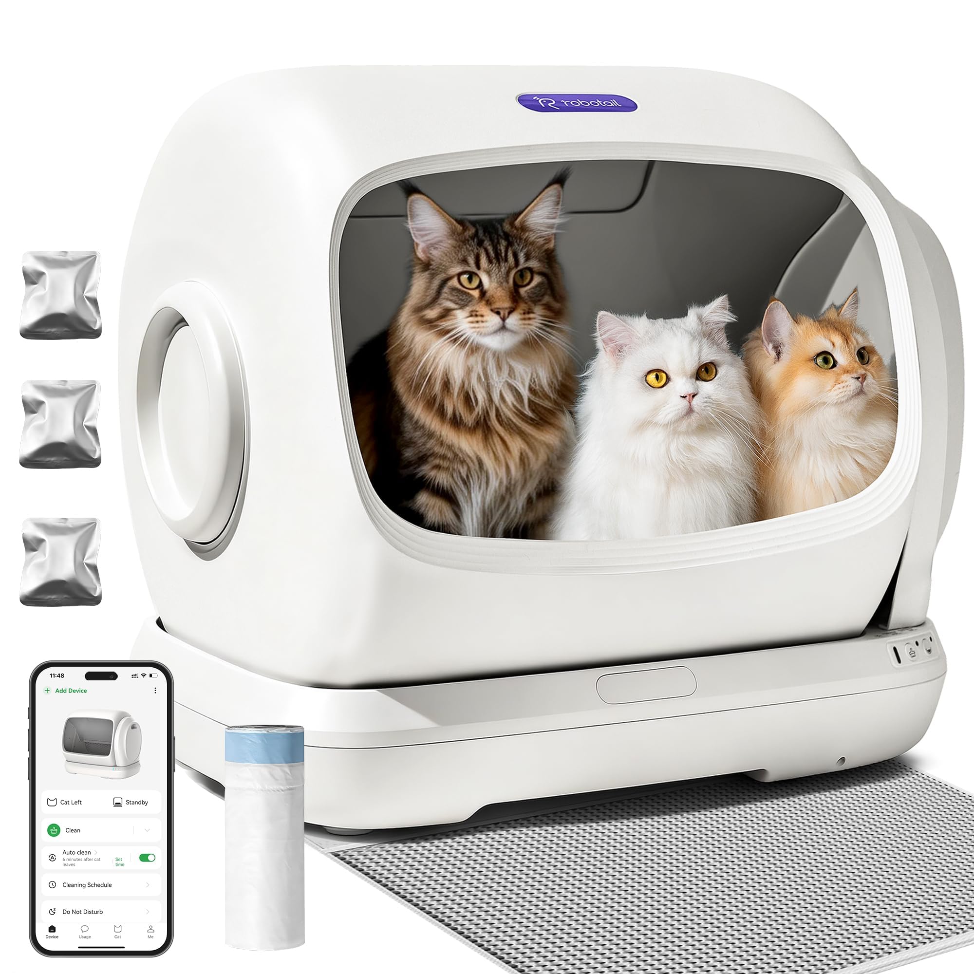 C42 Selbstreinigende Katzentoilette