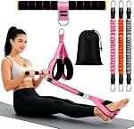 Bandes de résistance à la pédale avec poignées pour les femmes, 3 Niveaux Lbs Tubes, équipement de travail complet pour le corps de base/Abs, bras, jambes, manche double-couche sécuritaire, pédales antidérapantes