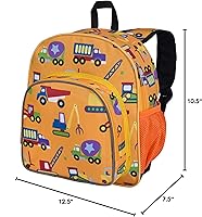 Vista 10 de Wildkin Paquete de mochila de 12 pulgadas con bolsa de almuerzo aislada (en construcción)