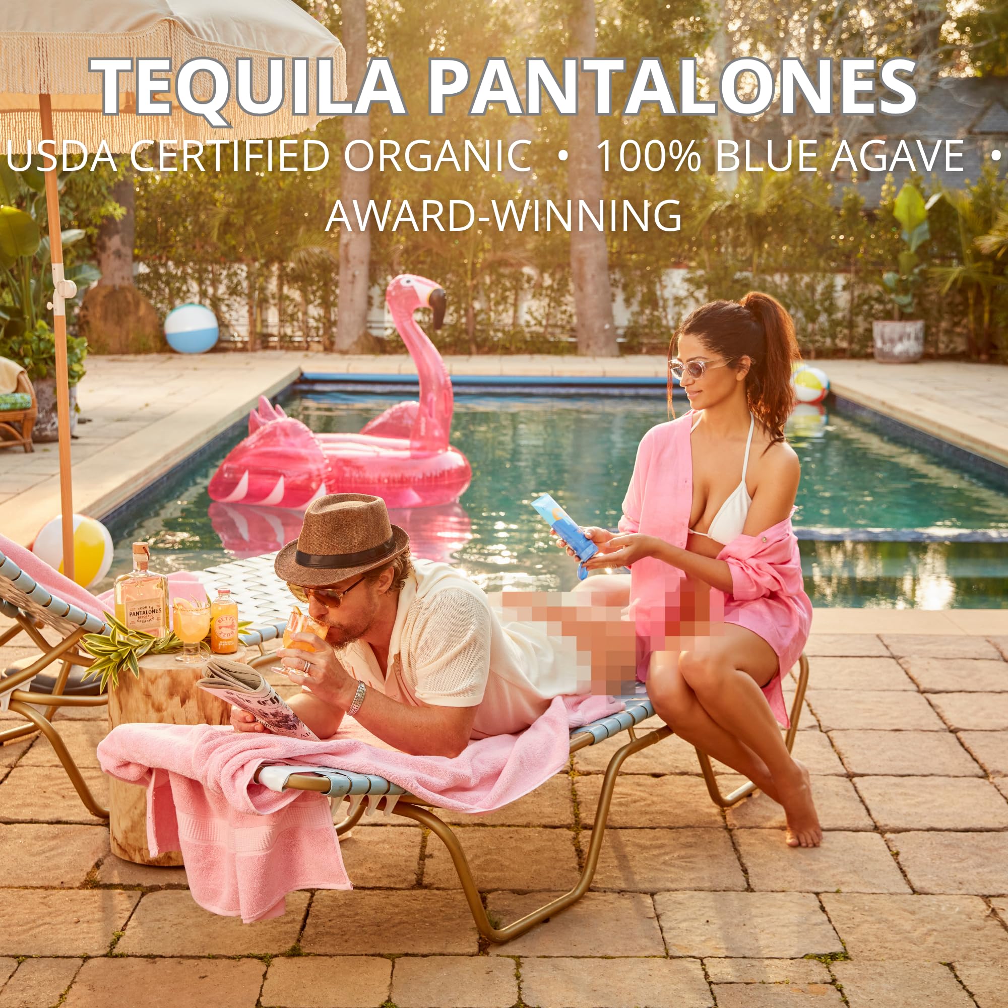 Pantalones Tequila Blanco Orgánico 100% Blue Weber Agave 700ml 40% Vol. Mexico
