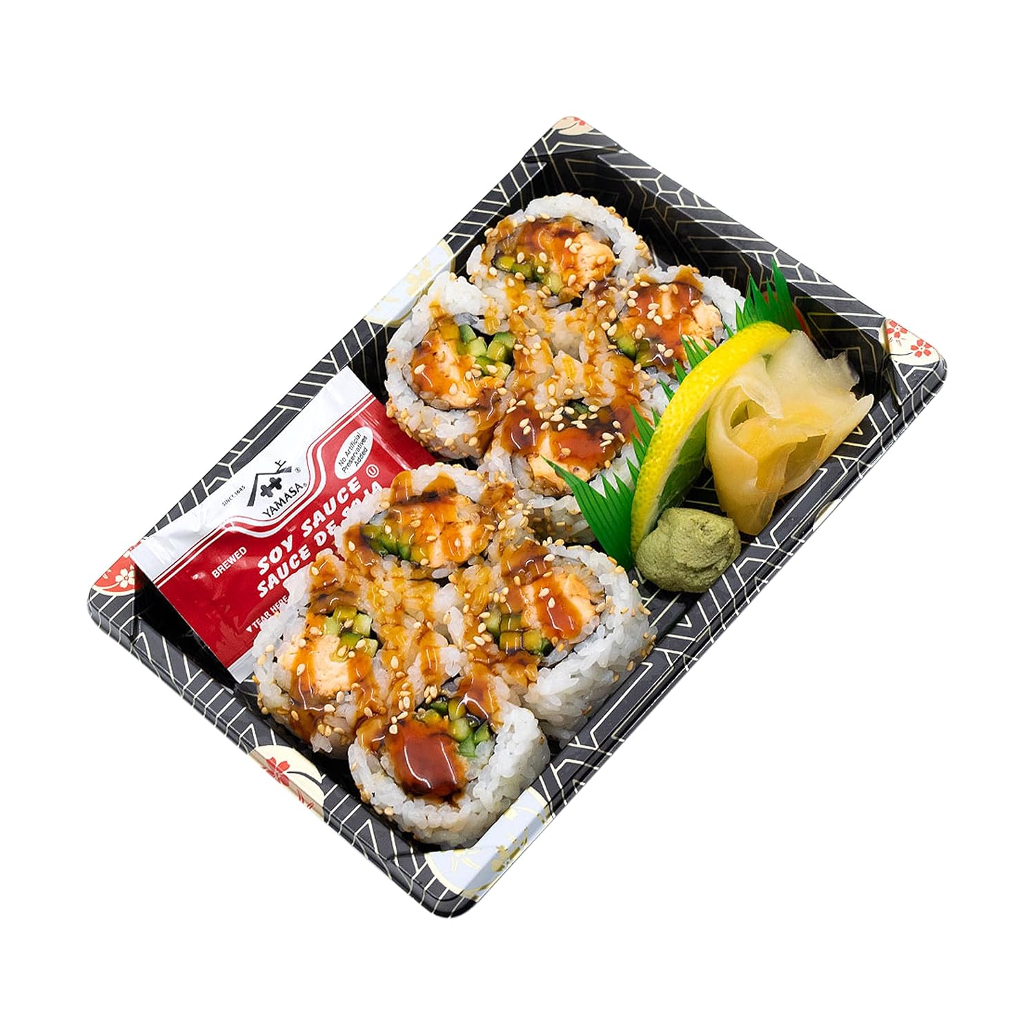 Kikka Sushi Sushi Roll Poached Salmon, 7 Ounce