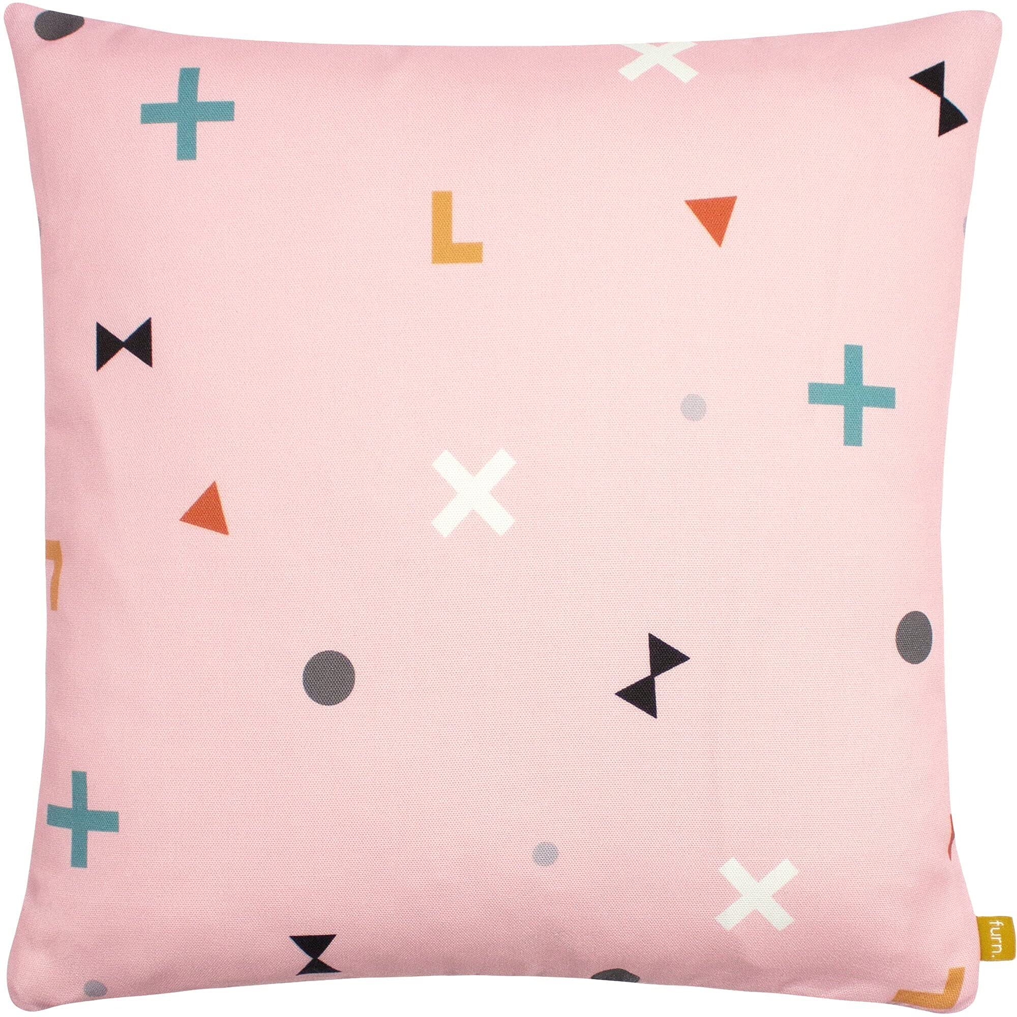 Furn. Bitsa Abstract 100% Recycled Cushion Cover from B&Q