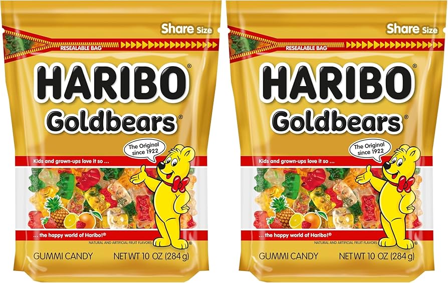 【A】HARIBO！ ハリボー&Extra 10袋！グミ2つ　バケット無し Amazon.com : HARIBO Goldbears Gummi Candy - Resealable 10 oz. Bag