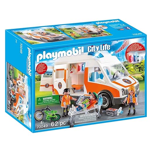 PLAYMOBIL Ambulance with Flashing Lights