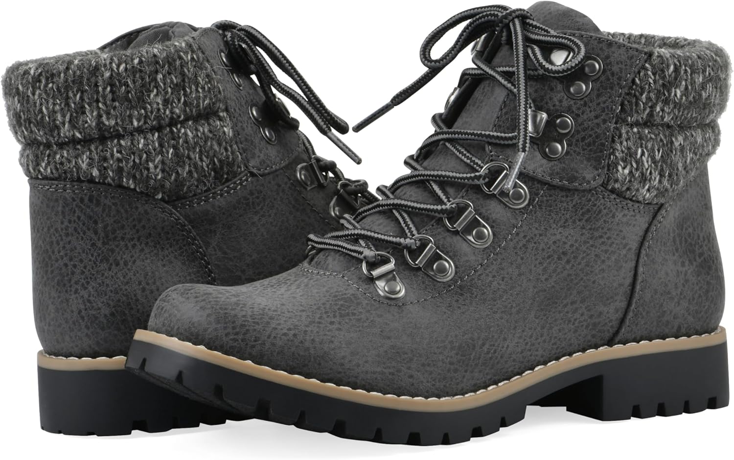 CLIFFS BY WHITE MOUNTAIN Shoes Pathfield Women's Lace-up Hiker Style Bootie - Image 2