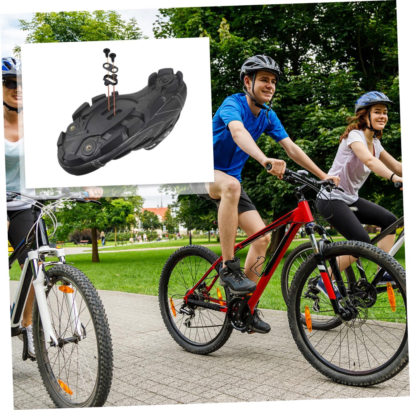 3 Paia Di Tacchetti Per Biciclette Mountain Bike Tacchetti Cyclette Bicicleta Estatica Para Ejercicios Pedale Della Bici Mountain Biciclette Tacchetto Look Pedali Ciclismo In Lega