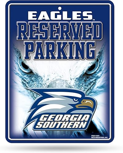 Vista 123 de Letrero de metal NCAA de 8.5 x 11 pulgadas, ideal para cueva de hombre, dormitorio, oficina, decoración del hogar Primario