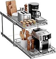 Vista 13 de HOLDN' STORAGE Organizador de gabinete extraíble, cajón deslizante para armarios de cocina y despensa, estante enrollable para ollas, sartenes