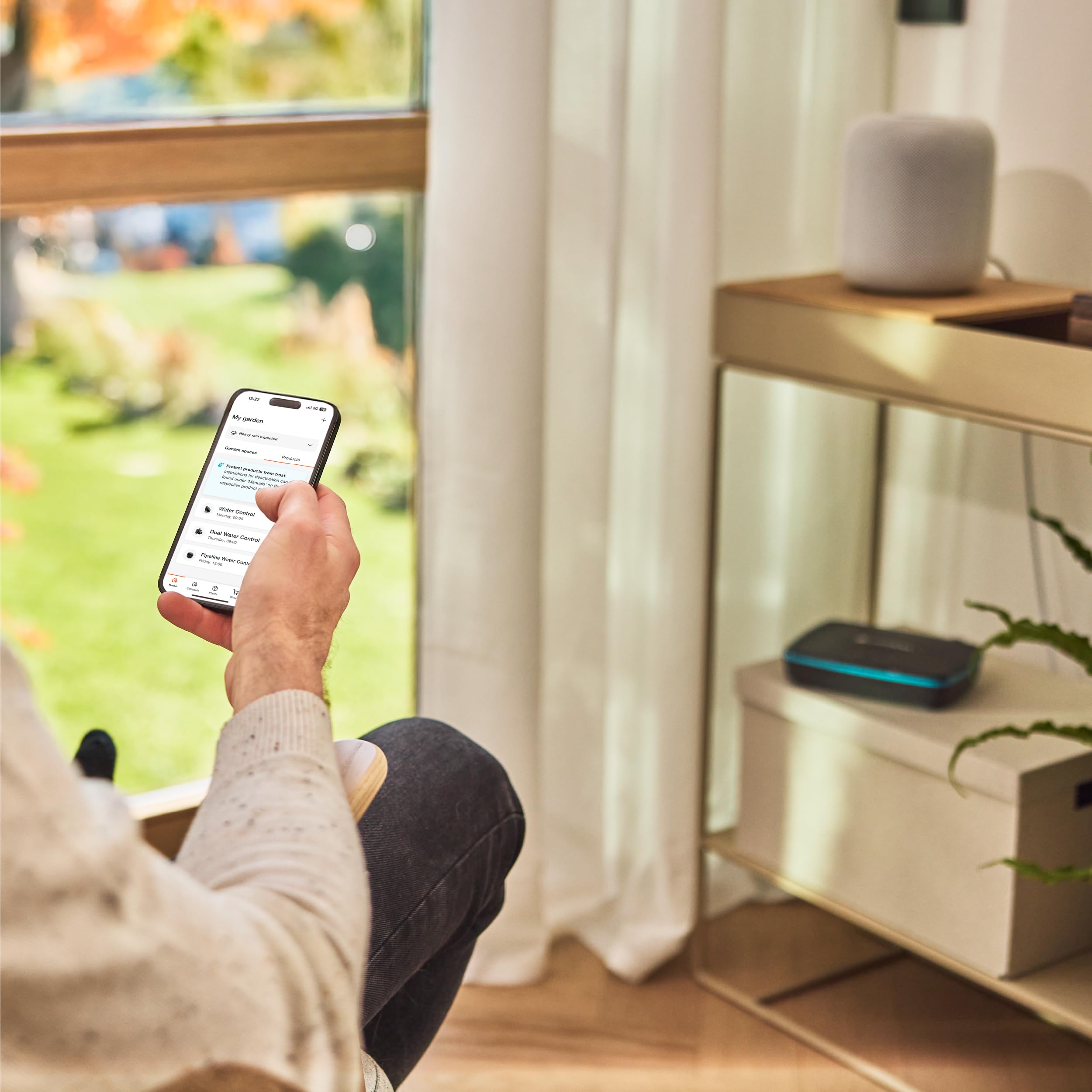 Gardena smart Water Control Bewässerungssteuerung; smart: Datengesteuerte Bewässerung*, Smart Home Integration*, Clevere Bewässerung, Hochwertige Ventiltechnik, Frostwarnung* (19033-20)