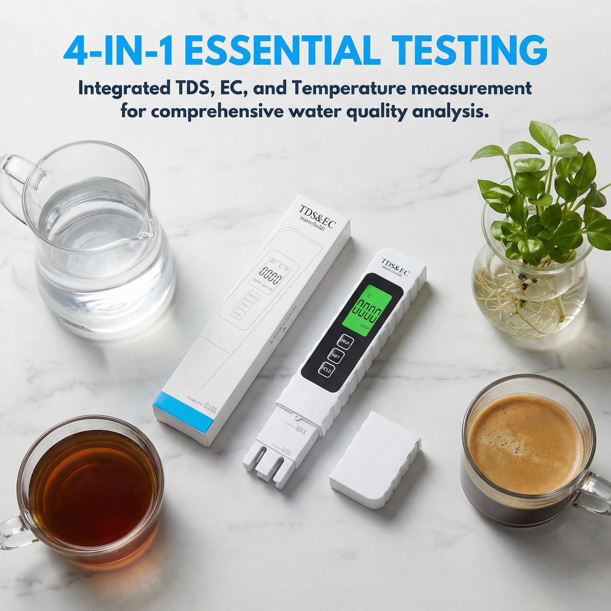 TDS EC Water Meter - Test Drinking Water & More -6 TDS EC Water Meter - Test Drinking Water & More -6