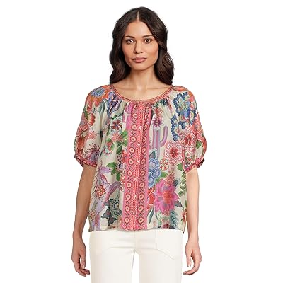 Johnny Was Avah Button Down Shirt Kallie Women