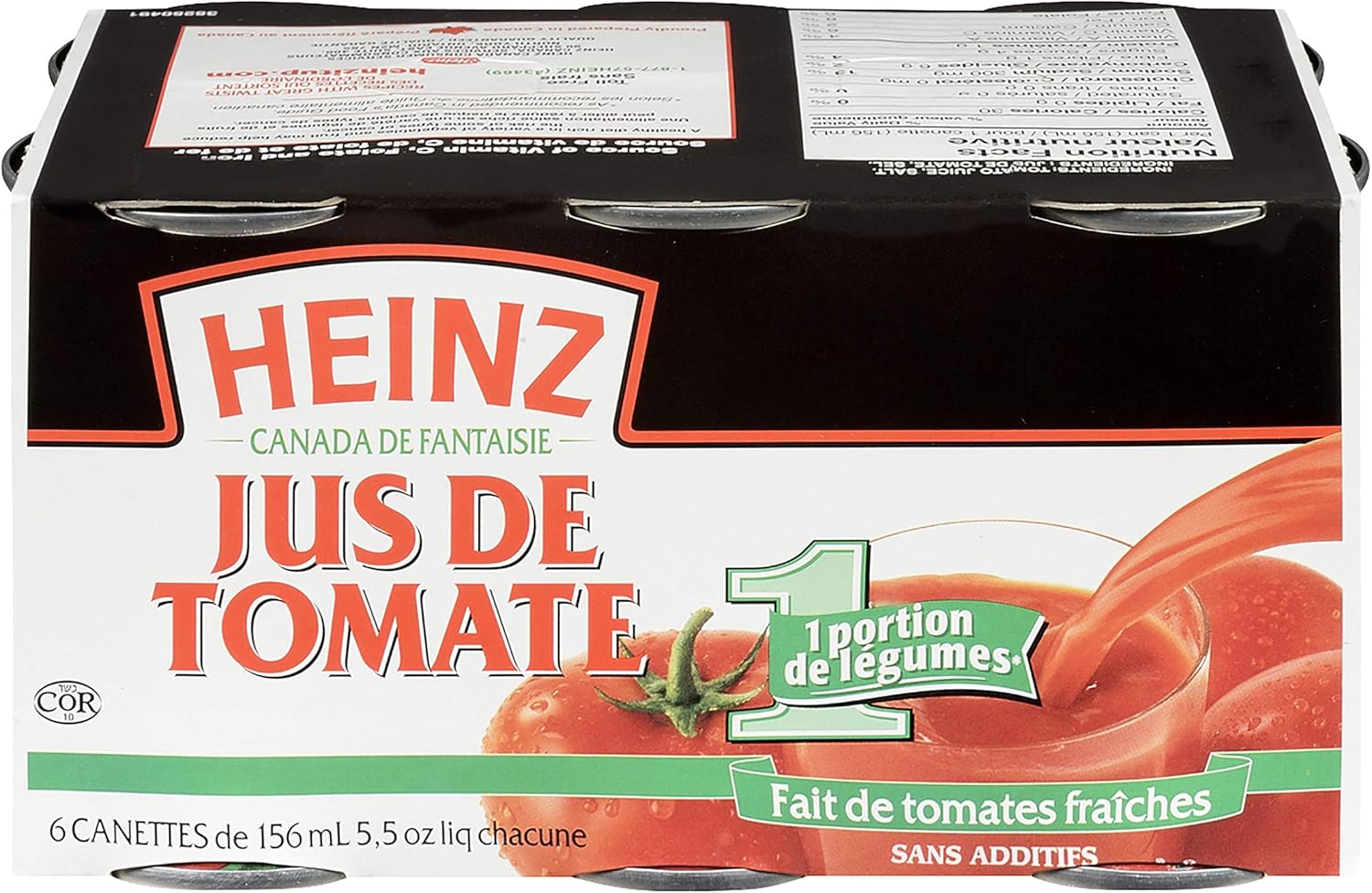 Heinz Tomato Juice Club Pack, 156ML Each, 48 Count Amazon.ca Grocery