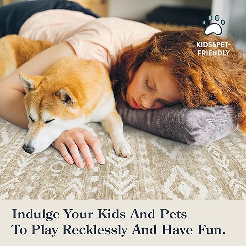 Miniatura 125 de Lahome Alfombras de cocina antideslizantes, lavables para entrada, estilo bohemio, blanco y negro, 2 x 3, alfombra de baño ultrafina con estampado