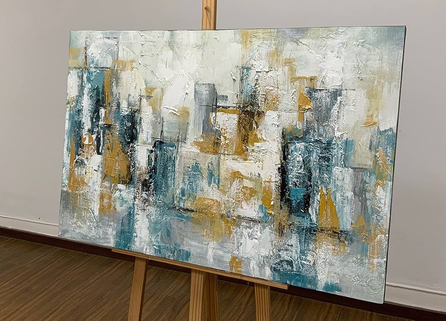 Amazon.com: AZAVY ART,24X36 Inch Abstract Hand Painted Wall