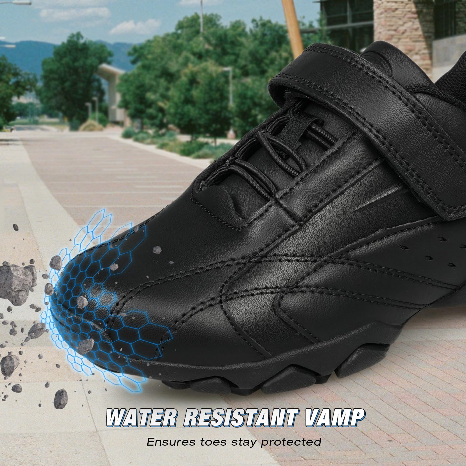 UOVO Zapatos de vestir para uniforme escolar para niños (niño pequeño/niño grande)